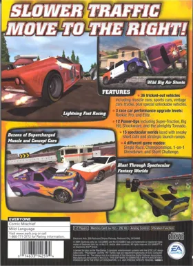 Rumble Racing box cover back